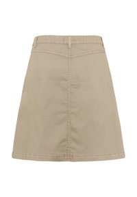 Cream ALMA  - Trapecinis sijonas - feather gray