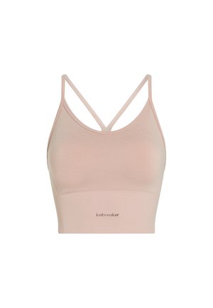 icebreaker, W MER 260 SEAMLESS STRAPPY TANK - Sport-BH mit leichter Stützkraft - pink quartz