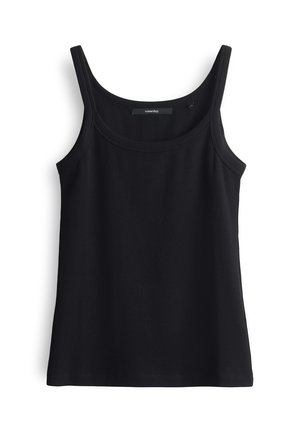 someday. SLIM FIT RIB - Top - black