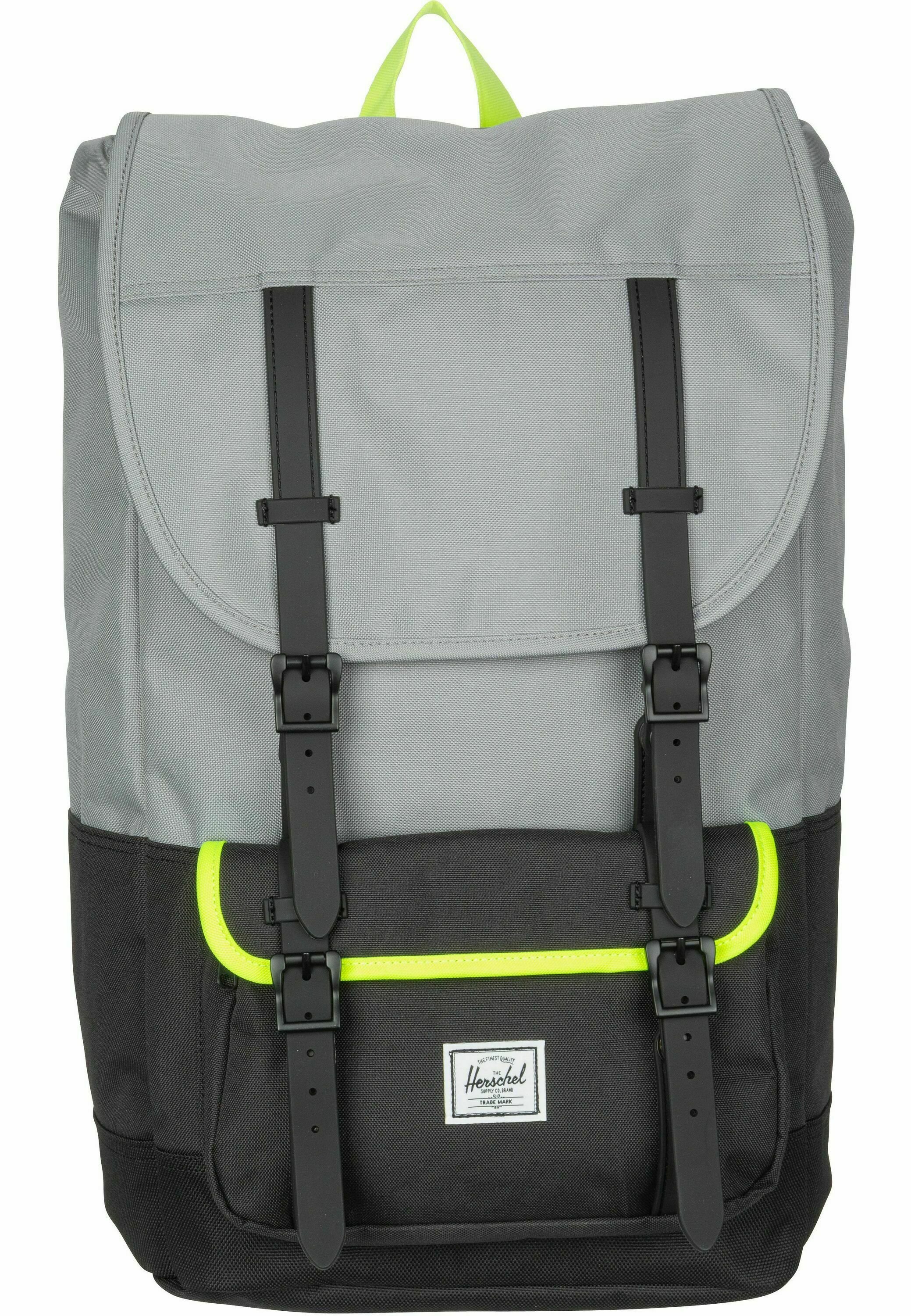Herschel LITTLE AMERICA PRO - Zaino - grey/black/safety yellow/multicolore  - Zalando.it