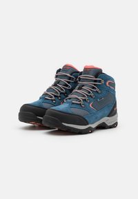 Scarpe Da Passeggio Donna HI-TEC Storm WP - Impermeabili, Tomaia Pelle E Rete, Suola Gomma MDT