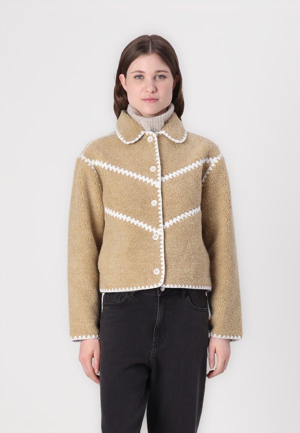 ELLISON SHELL JACKET - Fleece jacket - beige