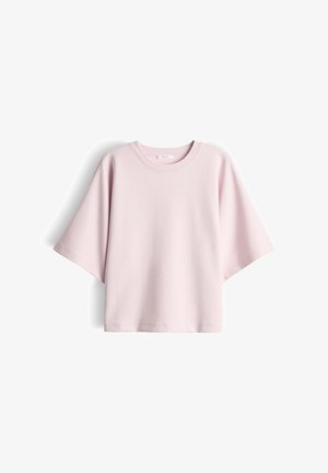 OPUS, SLIM FEMININE DETAIL - T-shirt basic - rose tint