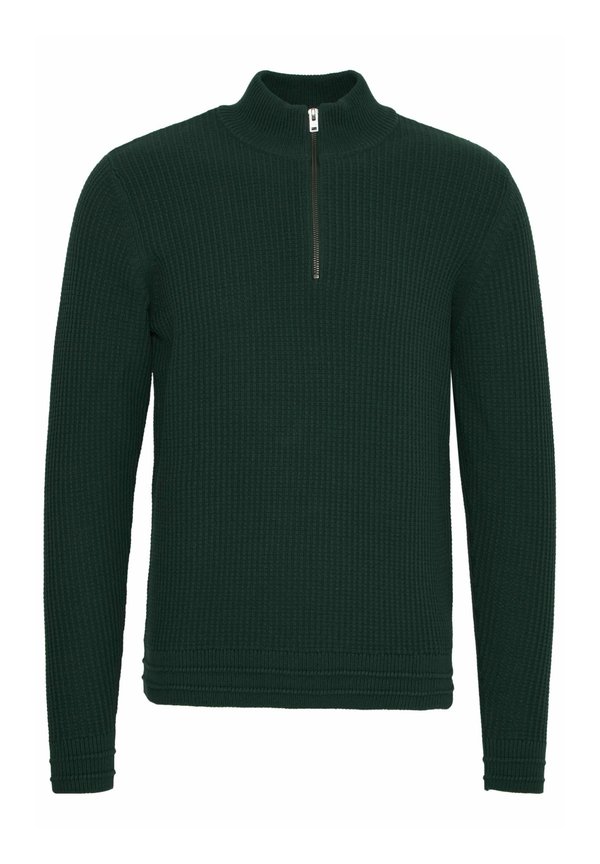 CFKARL HALFZIP STRUCTURED KNIT - Jumper - darkest spruce4