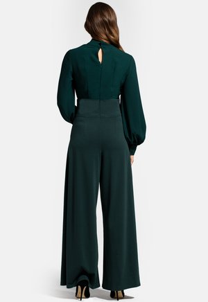 WITH BLOUSON SLEEVE - Jumpsuit - bottle green