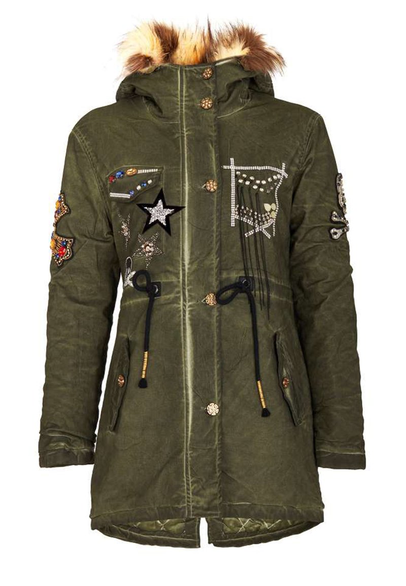Damen Leichte Jacken | Cipo & Baxx Winterjacke khaki - ZQ24785 Damen Leichte Jacken | Cipo & Baxx Winterjacke khaki - ZQ24785