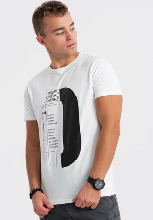 T-Shirt print - white