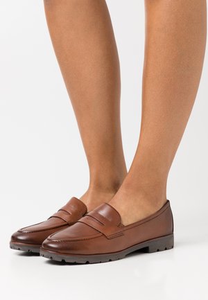 Slip-ons - cognac