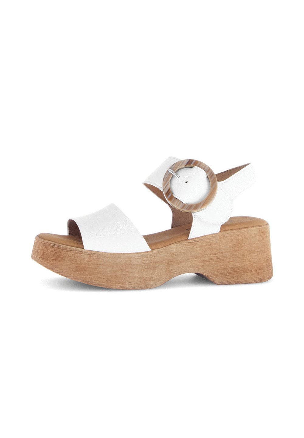 Gabor Platform sandals weiss/white Zalando