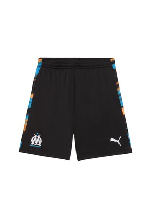 Puma, SHORT OM TRAINING FASTER HOMME 2025 NOIR/BLEU/ORANGE - Pantalon de survêtement - black