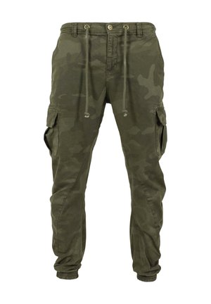Urban Classics PANTS - Kargopüksid - olive