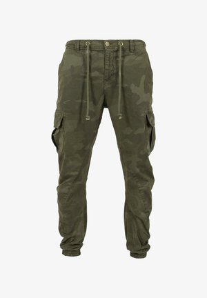 Urban Classics PANTS - Kargopüksid - olive