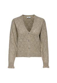 JDYLETTY  V-NECK - Cardigan - greige