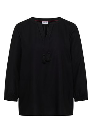 Cecil, 3/4-ARM TUNIKA MIT BÄNDERN - Blouse - black