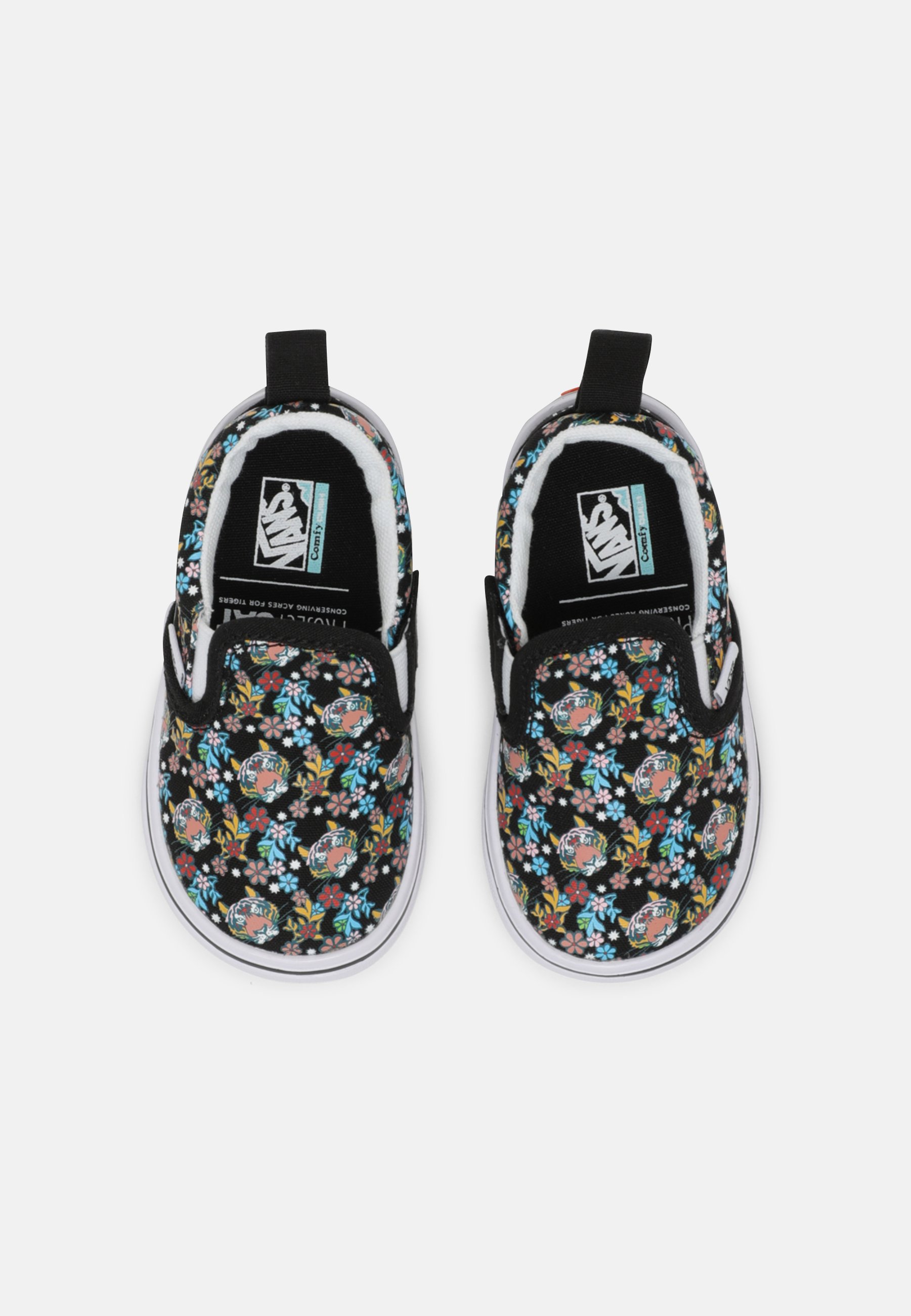 vans slip on comfycush black