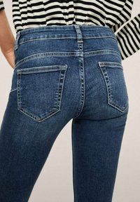 Mango Vaqueros pitillo - dark blue