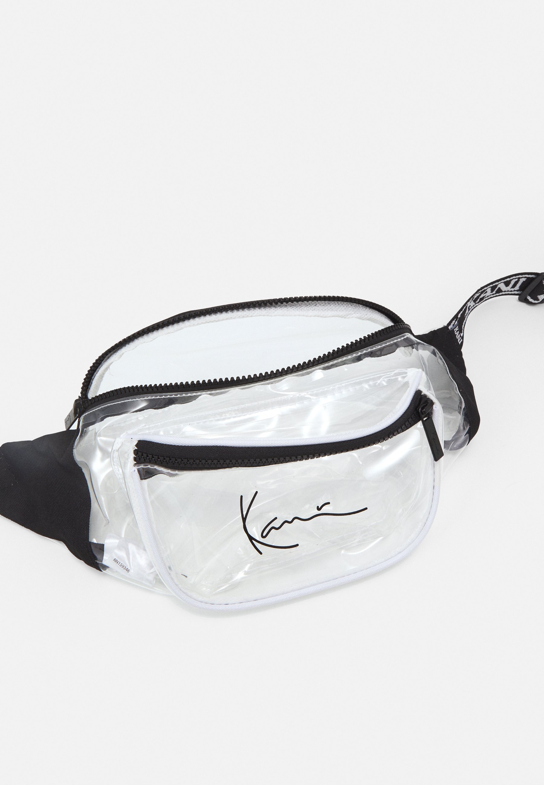 guess clear fanny pack