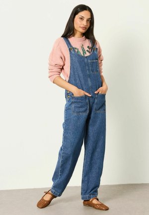FatFace, TALL FIT - GARDENER DUNGAREE - Latzhose - blue denim