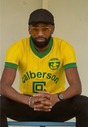 COPA, FC NANTES 1982 - 83 RETRO FOOTBALL SHIRT - T-shirt print - yellow