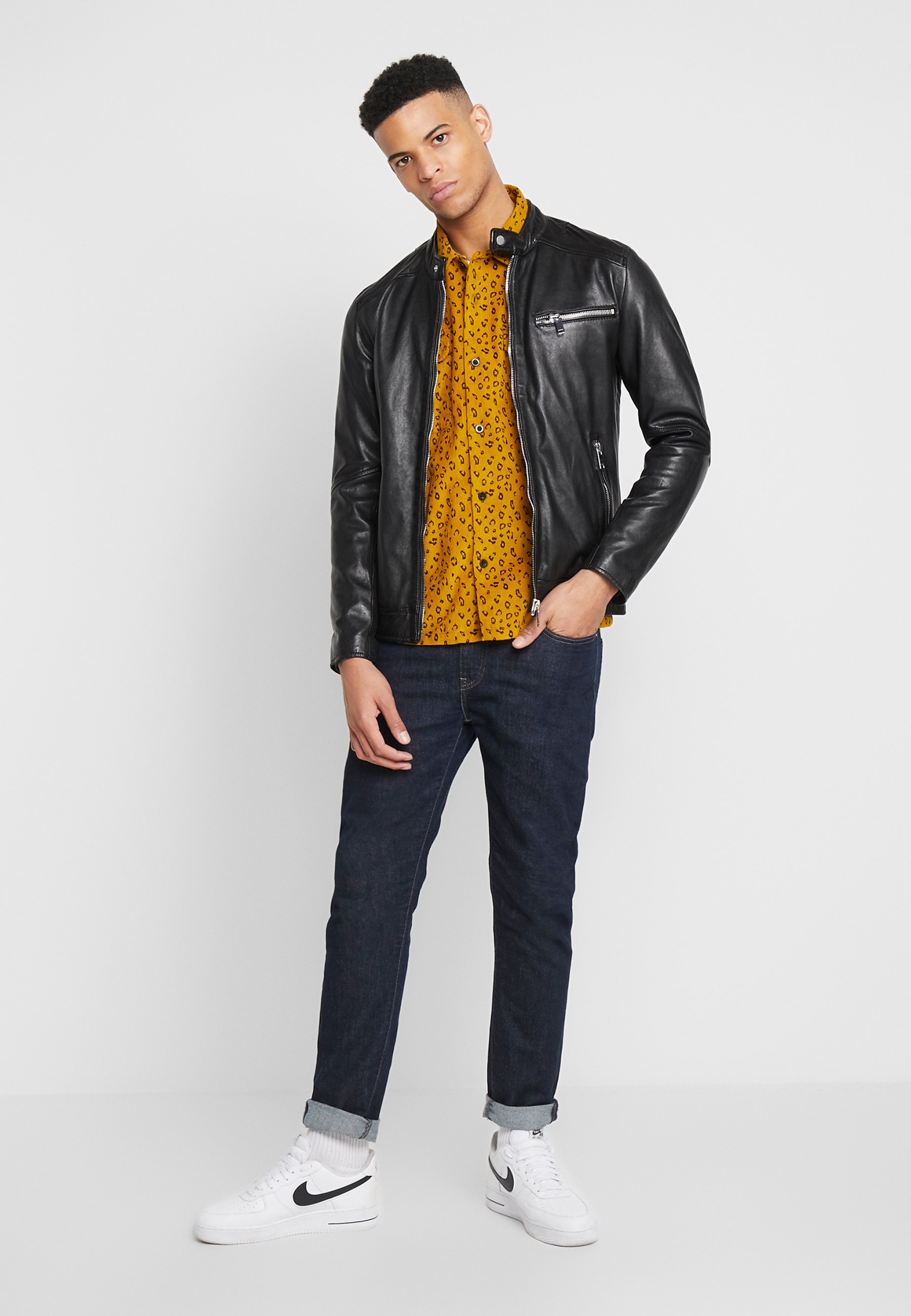 Freaky Nation LUCKY JIM Leren jas black Zalando.nl Freaky Nation LUCKY JIM Leren jas cypriss Zalando.nl