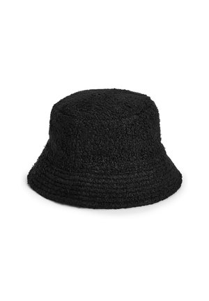 BORG BUCKET HAT - Klobúk - black