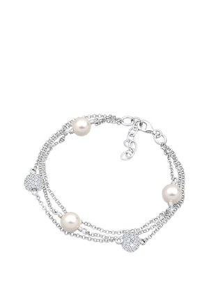 SPARKLING BASIC - MIT KRISTALLEN VON SWAROVSKI® - Armbånd - weiß