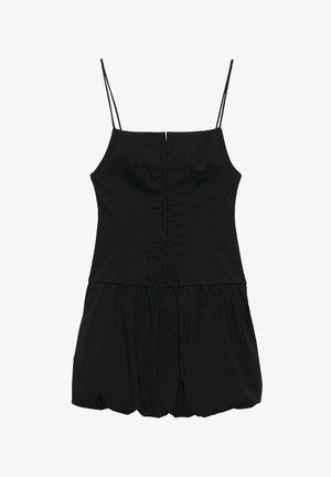 PULL&BEAR, STRAPPY SHORT CORSETRY-INSPIRED - DRESS - Robe de jour - black