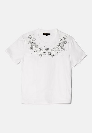 Maje Camiseta estampada - blanc