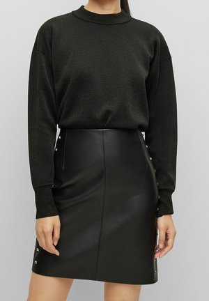 Strickpullover - black