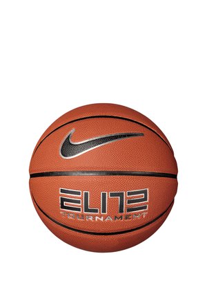 ELITE TOURNAMENT 8P DEFLATED - Balón de baloncesto - amber/black/metallicsilver/black