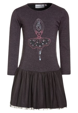 Žerzejové šaty - dark grey