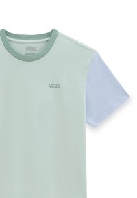 Vans COLORBLOCK - Jednoduché tričko - pale aqua smoky grape