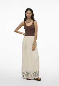 Vero Moda VMSINA HOHE TAILLE  - Dolgo krilo - birch