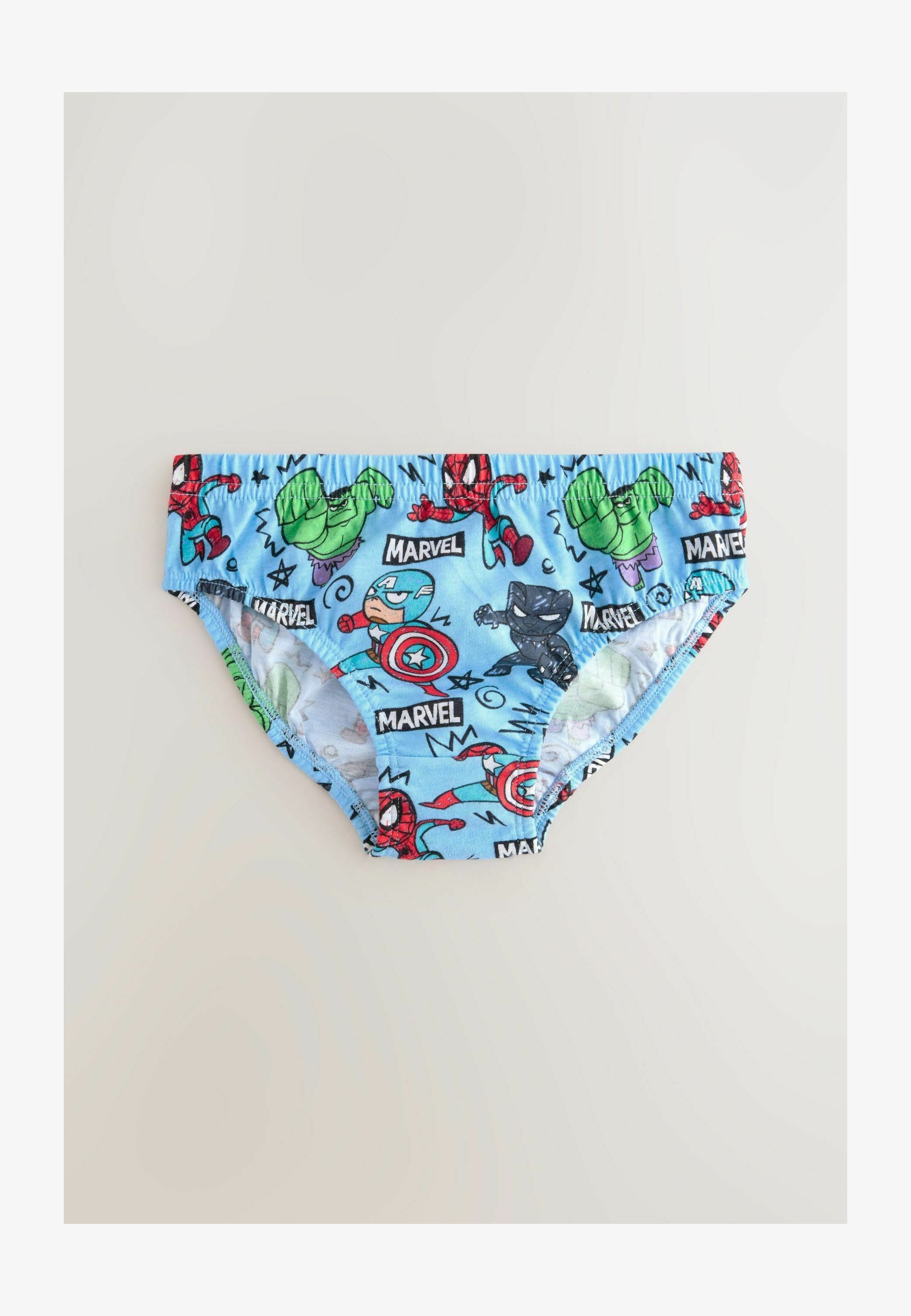 Slip Marvel Avengers Per Bambino – Confezione Da 7 Pezzi In Morbido Cotone, Licenza Ufficiale