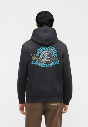 TIMBER THE SNAIL - Majica s kapuljačom - off black