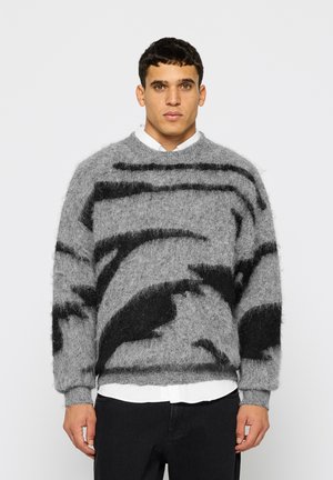 HAIRY MONOCHROME - Pulover - grey