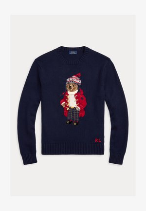 Polo Ralph Lauren POLO BEAR COTTON CASHMERE SWEATER - Džemperis - navy