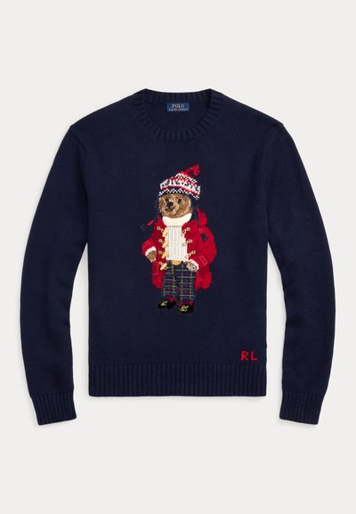 Polo Ralph Lauren POLO BEAR COTTON CASHMERE SWEATER - Džemperis - navy