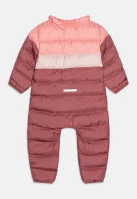 adidas Performance SNOWSUIT INFANT UNISEX - Tuta da neve - semi pink spark/sandy pink/preloved crimson