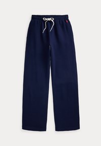 DRAWSTRING FLEECE WIDE-LEG SWEATPANT - Παντελόνι φόρμας - cruise navy