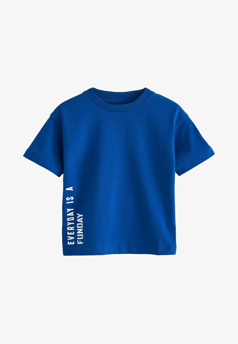 Next SIMPLE SHORT SLEEVE - Triko s potiskem - blue