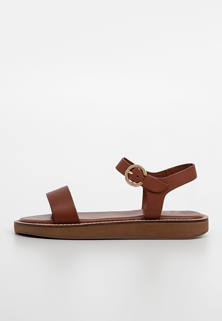 Jonak Sandalen met plateauzool bruin Jonak Sandalen met plateauzool bruin