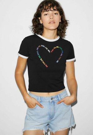 PRIDE - Print T-shirt - black