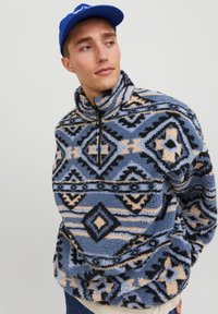 Jack & Jones JORDIAMOND  - Giacca in pile - ashley blue