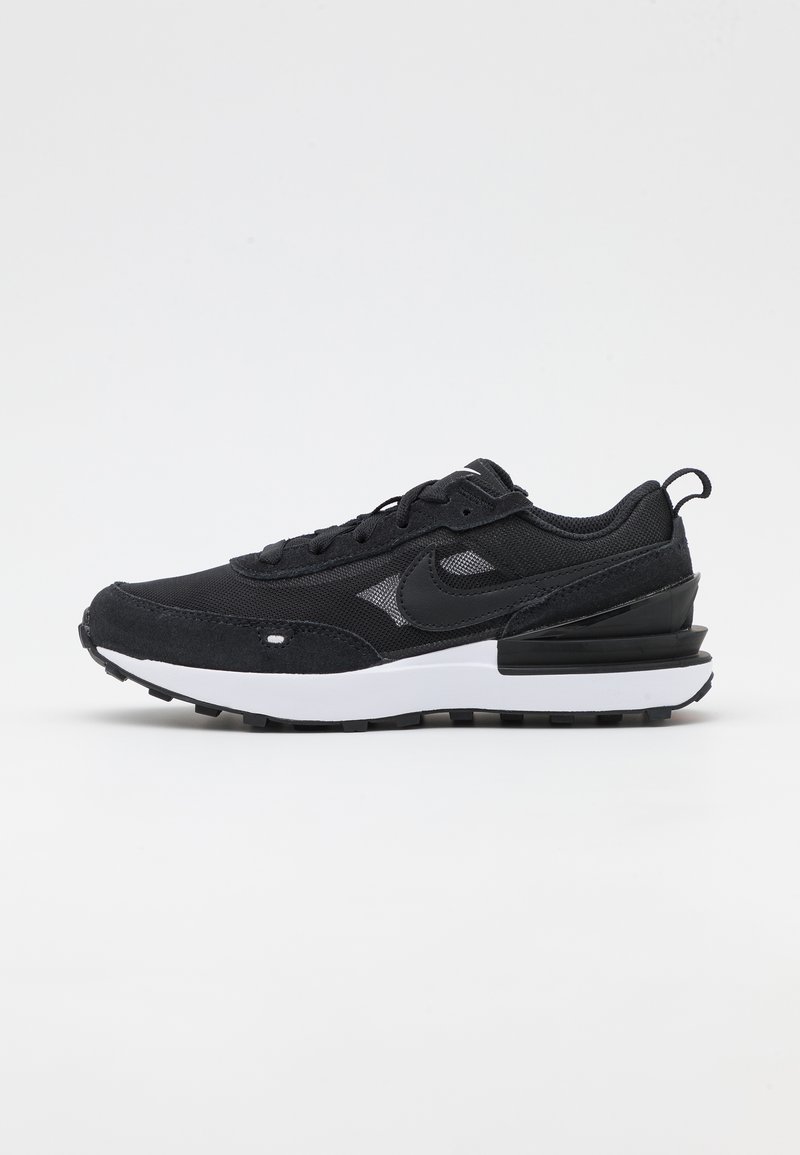 Nike Sportswear WAFFLE ONE UNISEX - Športni copati - black/white/orange