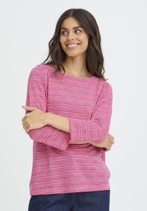FRNIALA TEE 2 - T-shirt à manches longues - very berry check