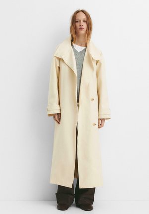 FLOWY BELTED - Cappotto classico - light yellow