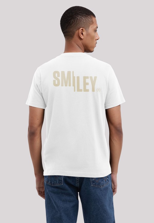 SMILEY ICON LIGHT - T-Shirt print - weiß