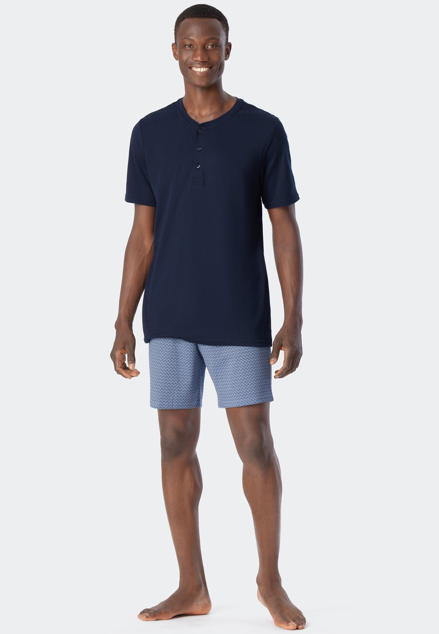 Pyjama Court Garçon Coton Imprimé Paddle