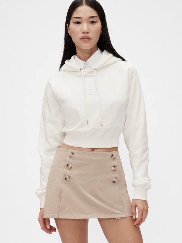 GAP STUDIO LOGO CROP HOODIE - Sweatshirt